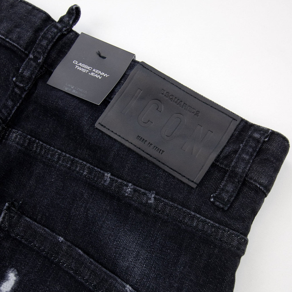 Dsquared2 Icon Kenny Twist Jean Black 900