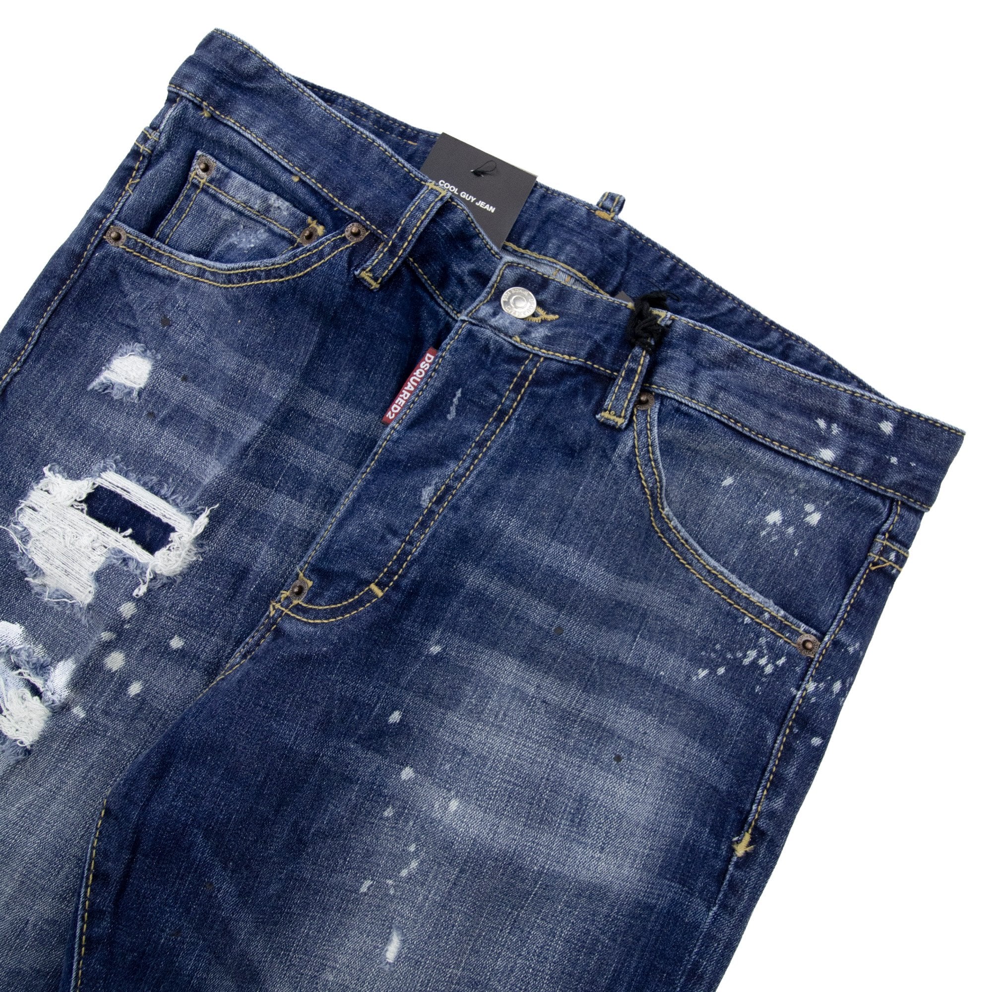 Dsquared2 Cool Guy Distressed Denim Jean Denim 470