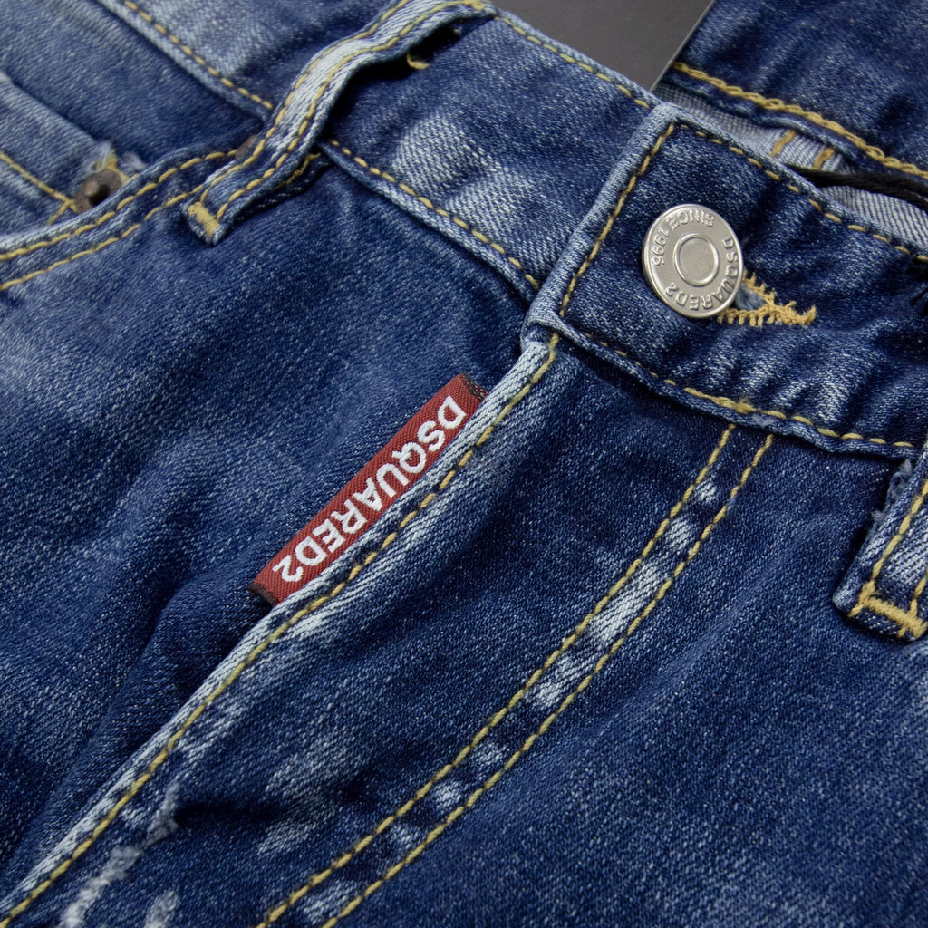 Dsquared2 Maple Leaf Slim Jean Denim 470
