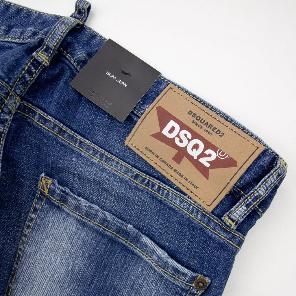 Dsquared2 Maple Leaf Slim Jean Denim 470