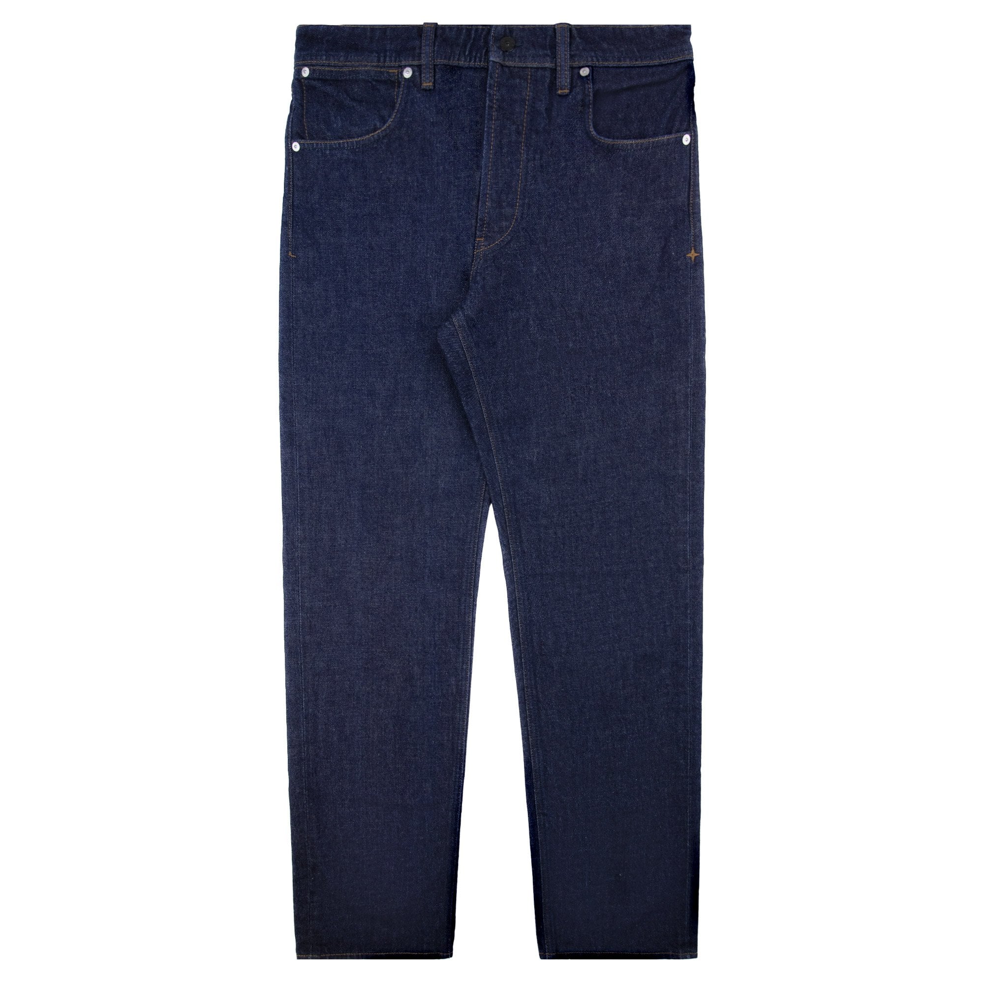 Stone Island J100005 Indigo Denim-rinsed Straight Fit Jean Denim