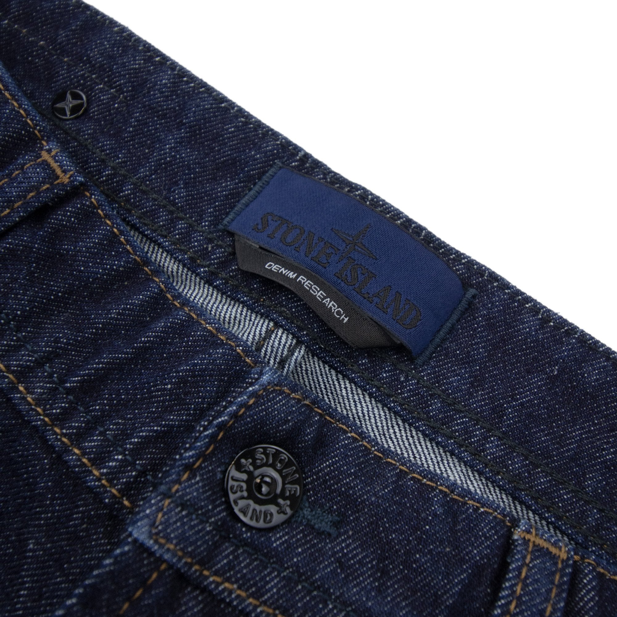 Stone Island J100005 Indigo Denim-rinsed Straight Fit Jean Denim