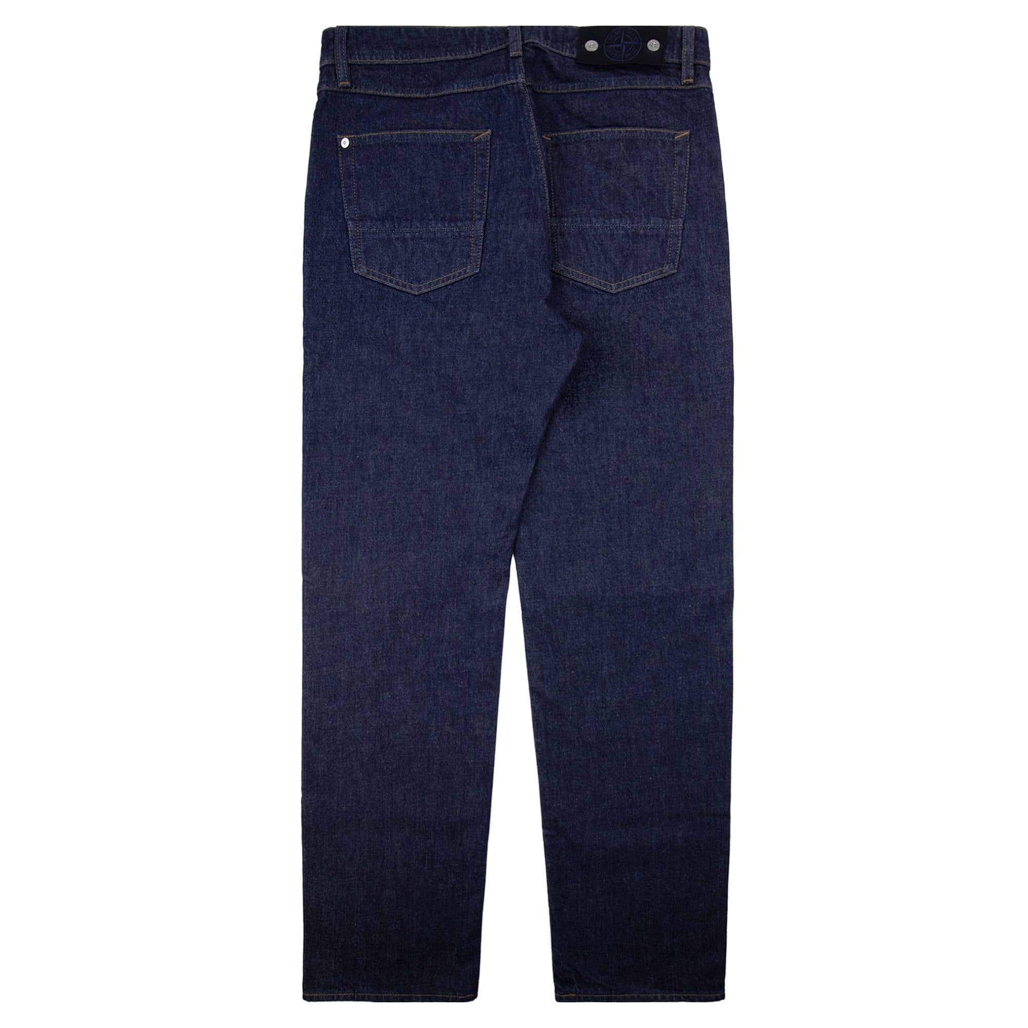 Stone Island J100005 Indigo Denim-rinsed Straight Fit Jean Denim