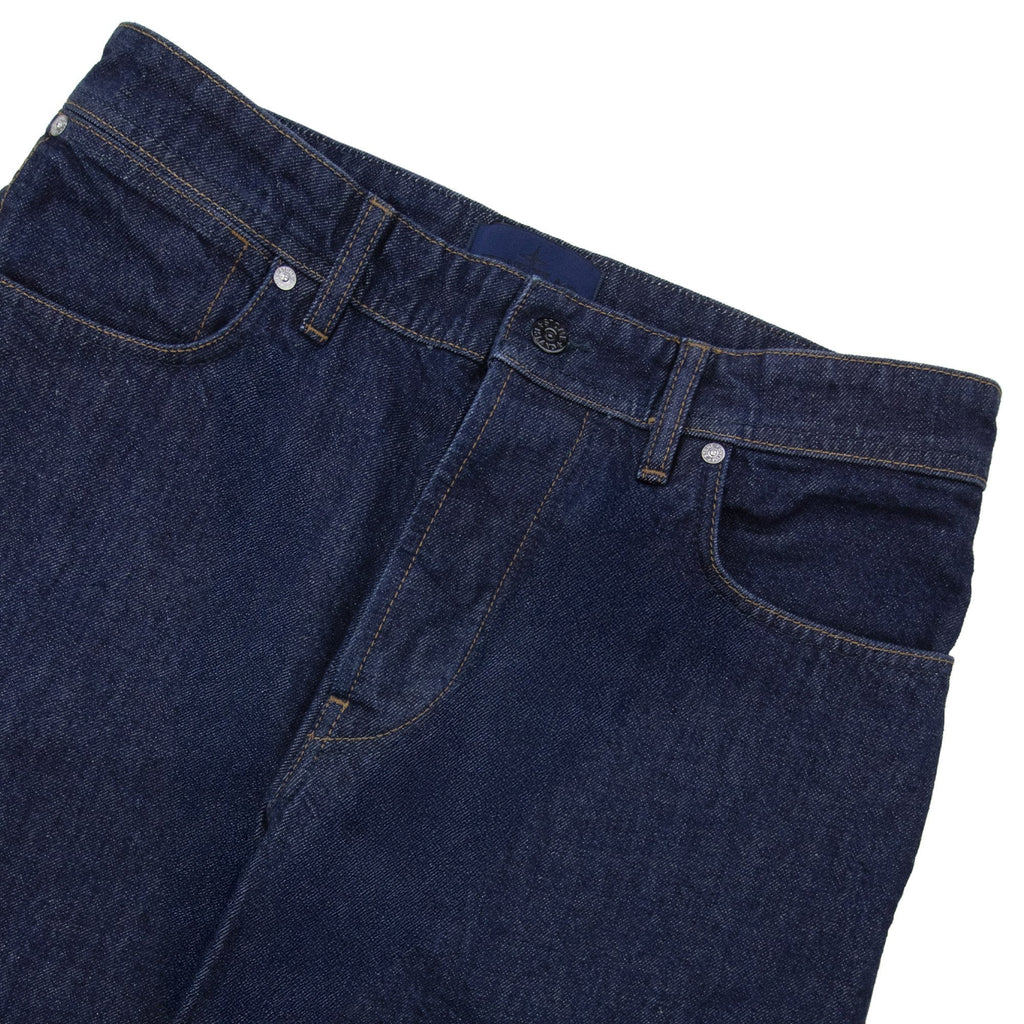 Stone Island J100006 Indigo Denim-raw Loose Fit Jean Denim