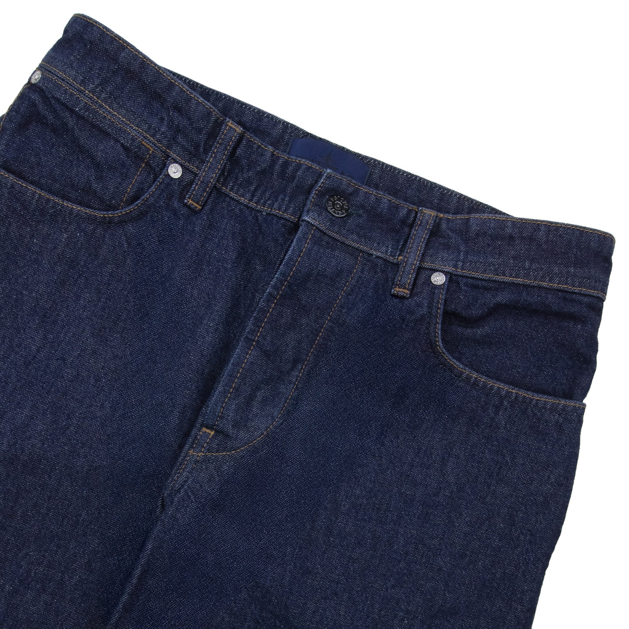 Stone Island J100006 Indigo Denim-raw Loose Fit Jean Denim