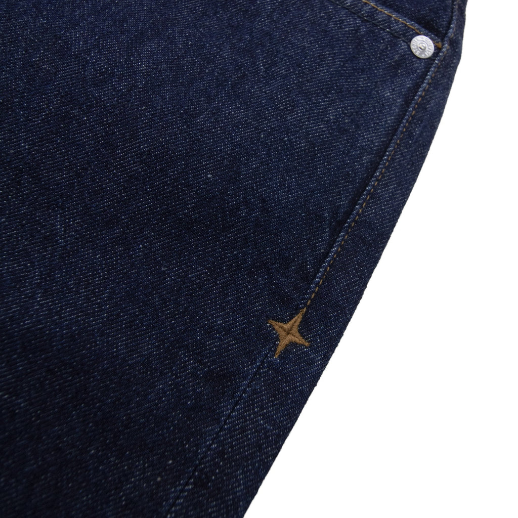 Stone Island J100006 Indigo Denim-raw Loose Fit Jean Denim