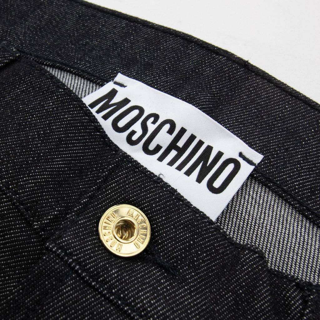Moschino Couture Straight Leg 5 Pocket Jean Black