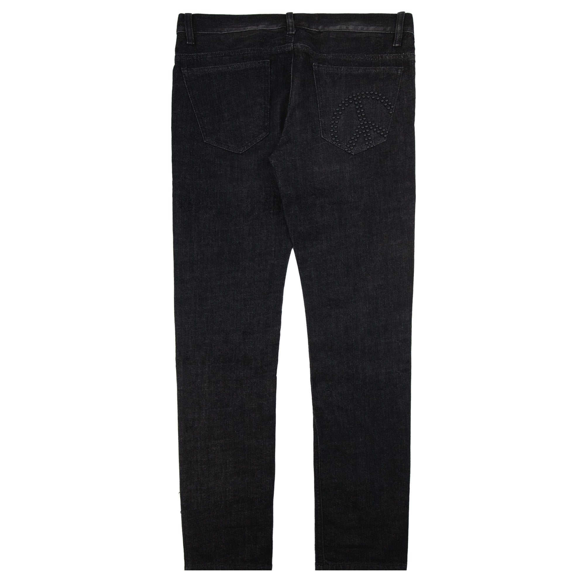 Love Moschino Back Pocket Studs Denim Jean Black