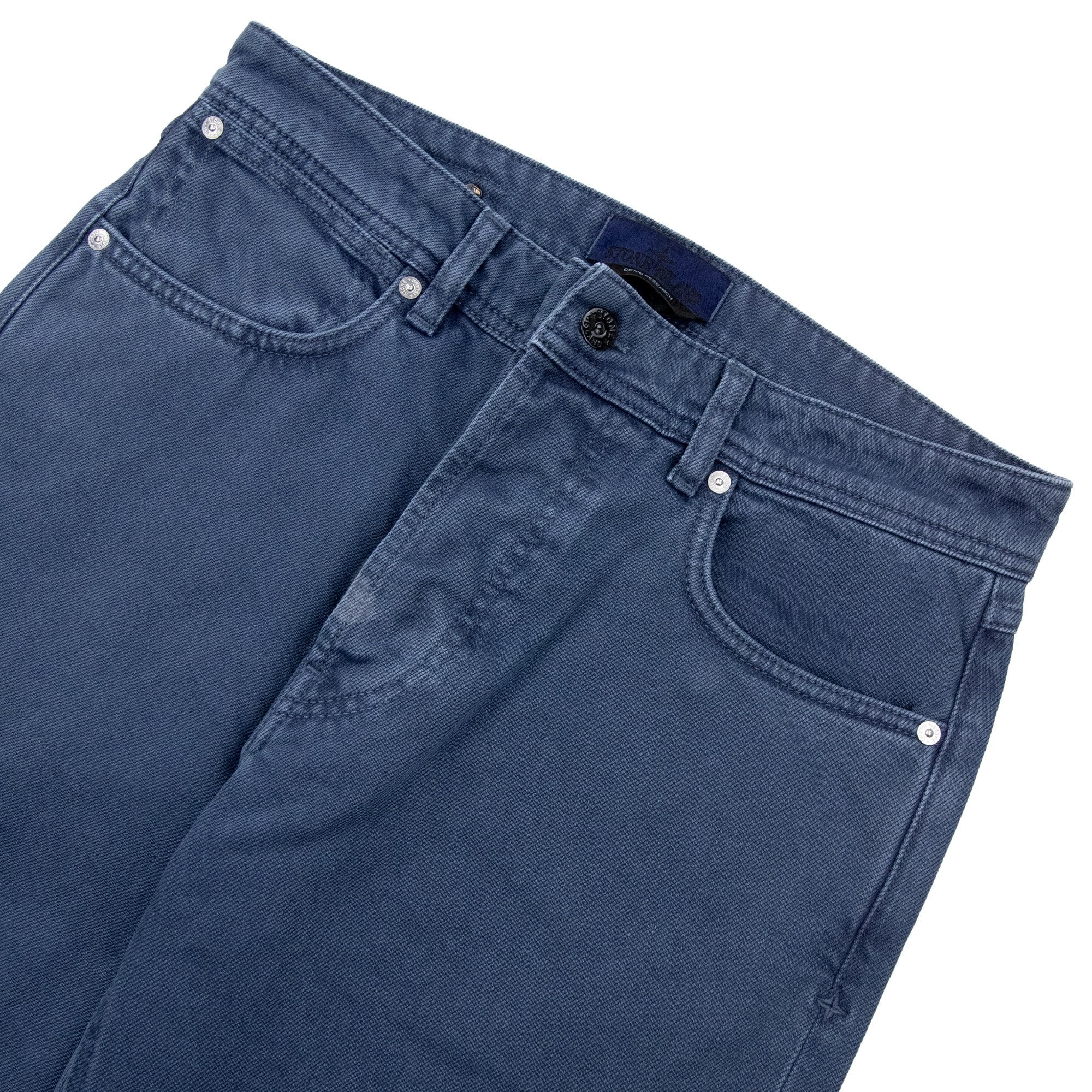 Stone Island J100005 Light Bull Denim Tc Straight-fit Jean Indigo V0021