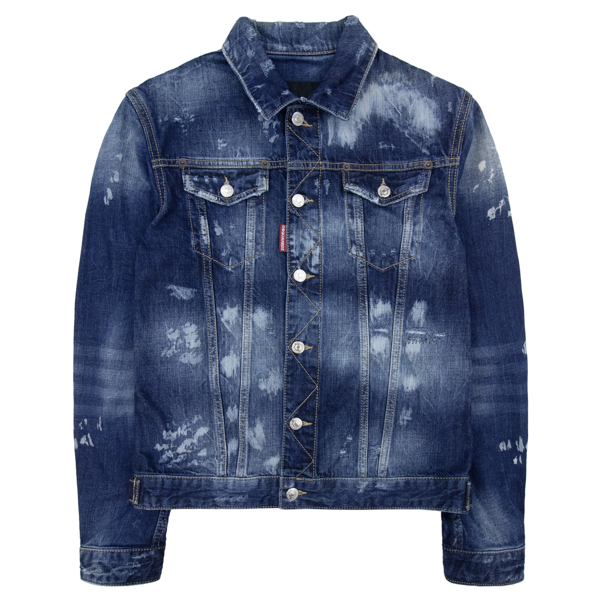 Dsquared2 Mid Wash Over Jean Denim Jacket Denim 470