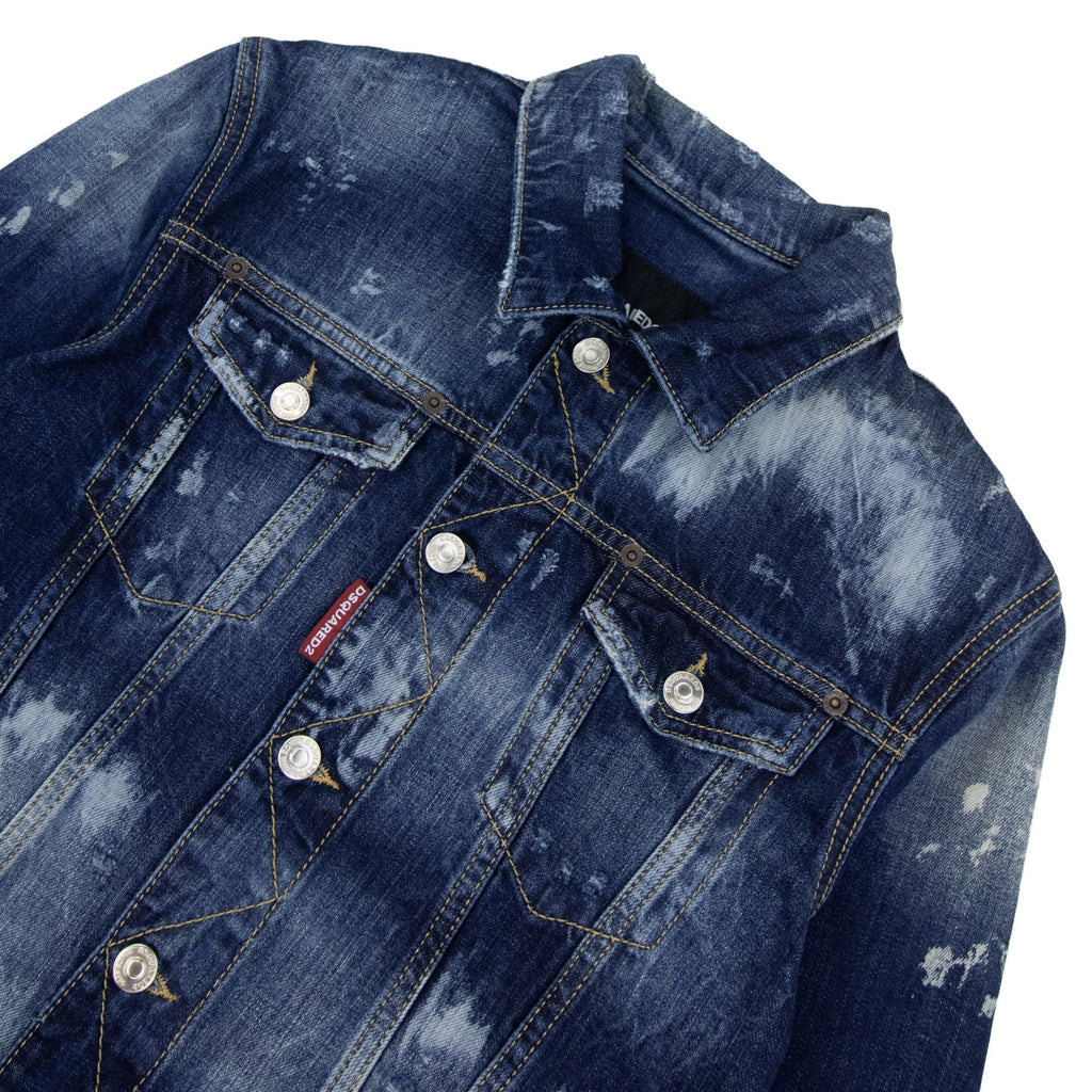 Dsquared2 Mid Wash Over Jean Denim Jacket Denim 470