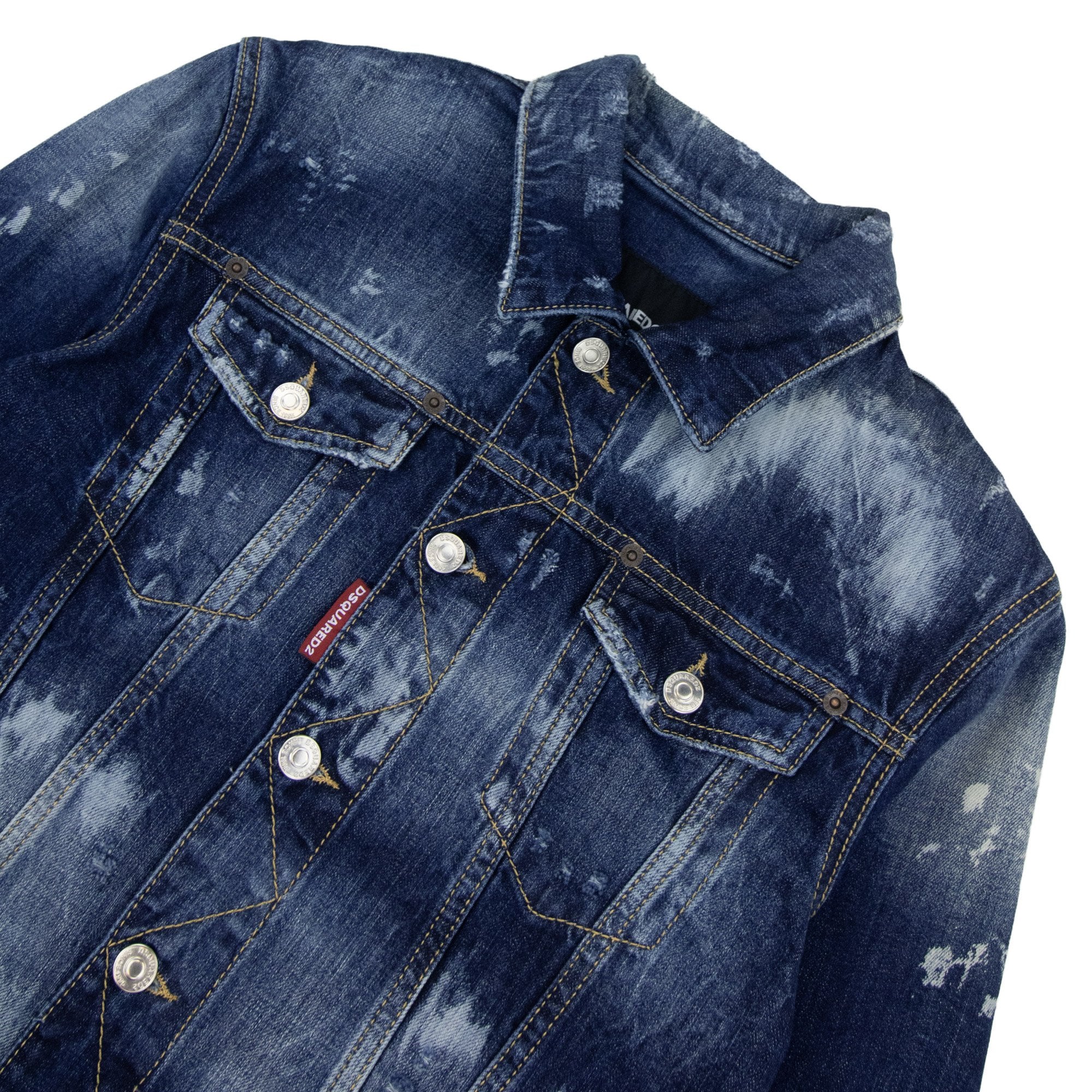 Dsquared2 Mid Wash Over Jean Denim Jacket Denim 470