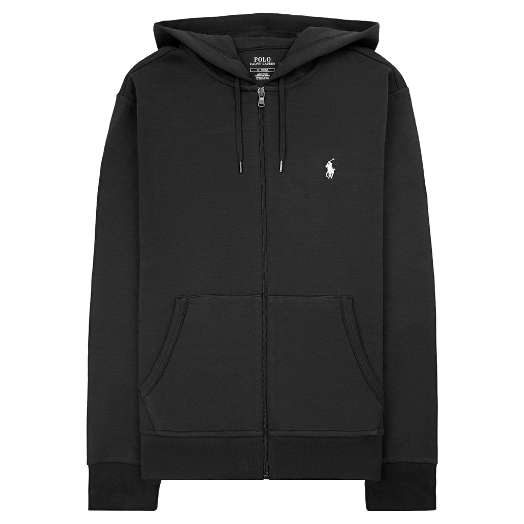 Polo Ralph Lauren Double Knit Full Zip Hoodie Black