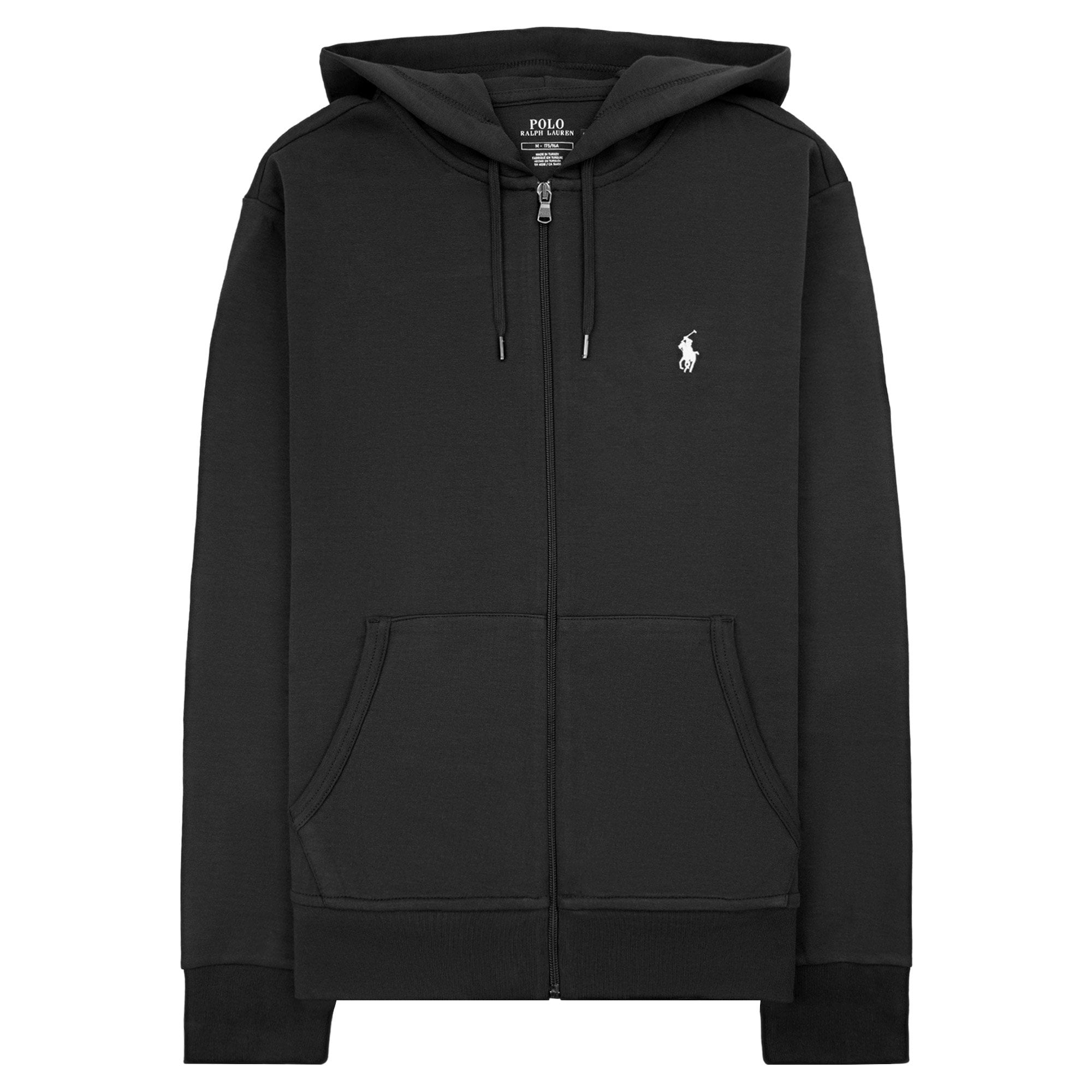 Polo Ralph Lauren Double Knit Full Zip Hoodie Black
