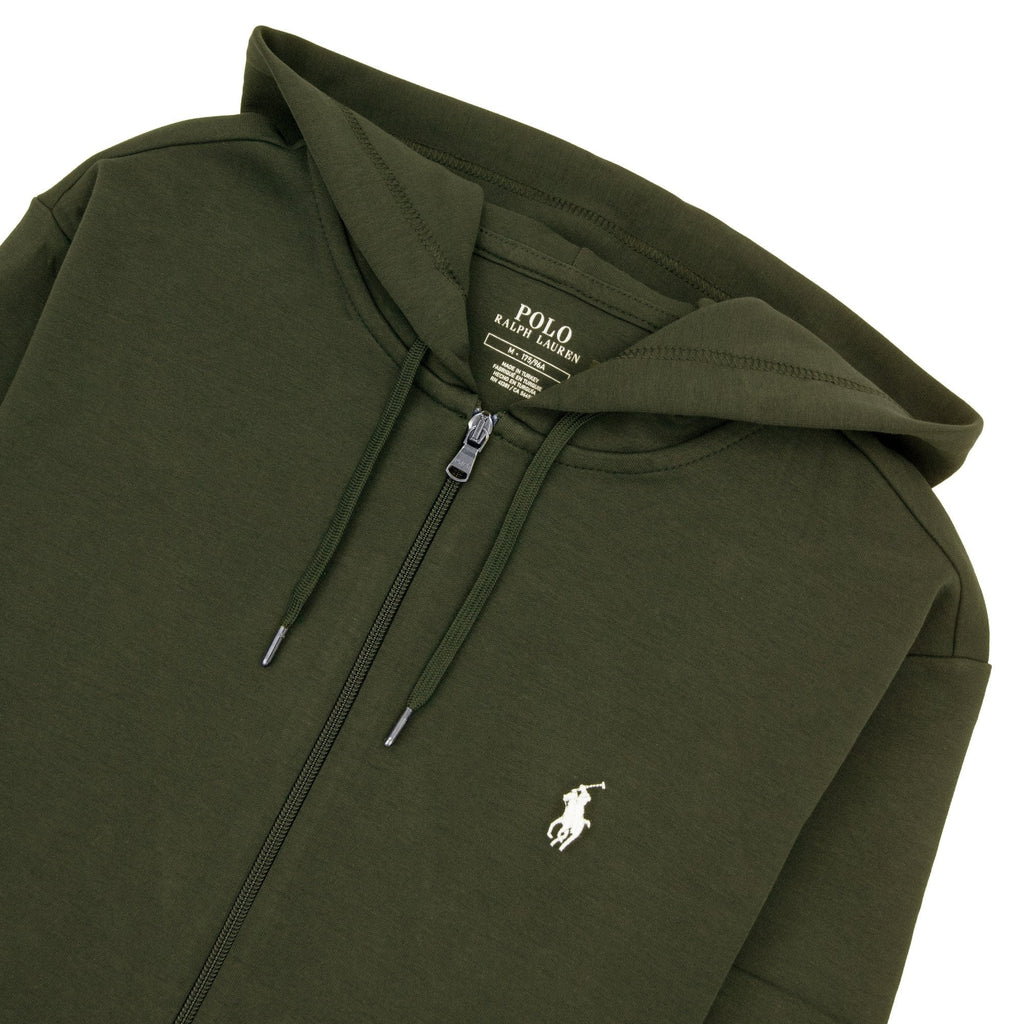 Polo Ralph Lauren Double Knit Full Zip Hoodie Green