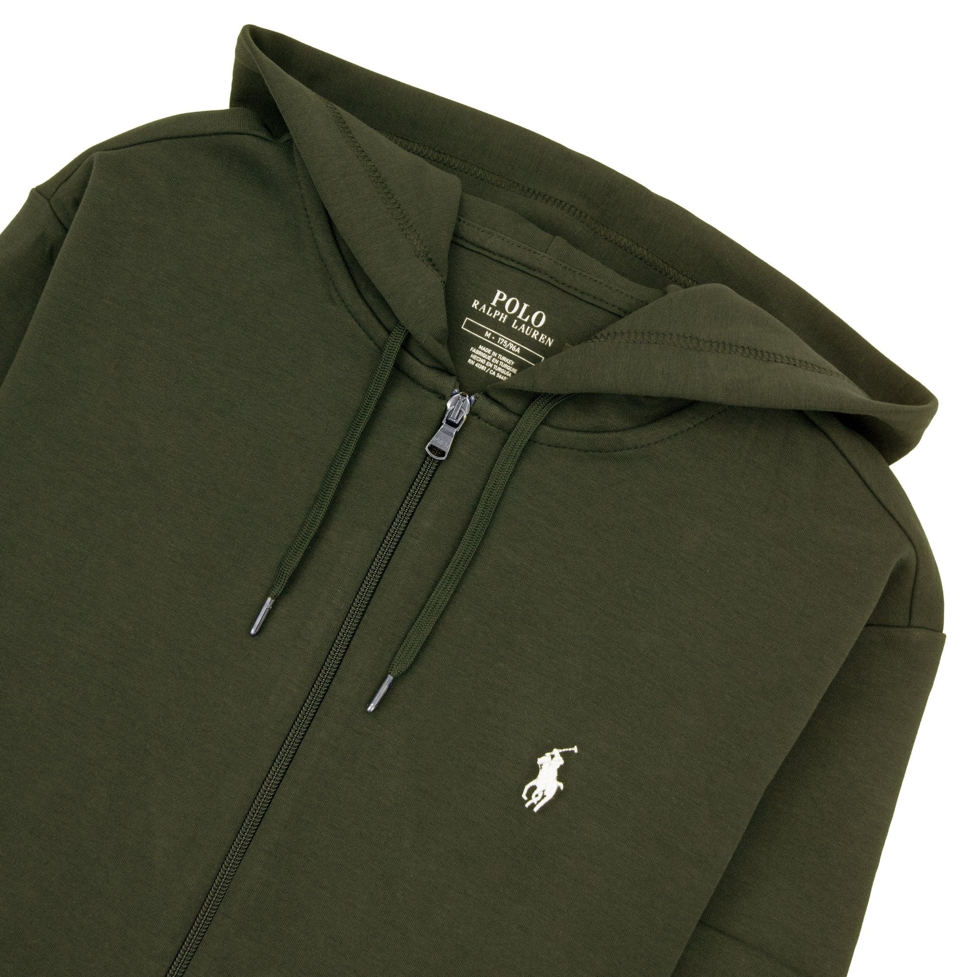 Polo Ralph Lauren Double Knit Full Zip Hoodie Green