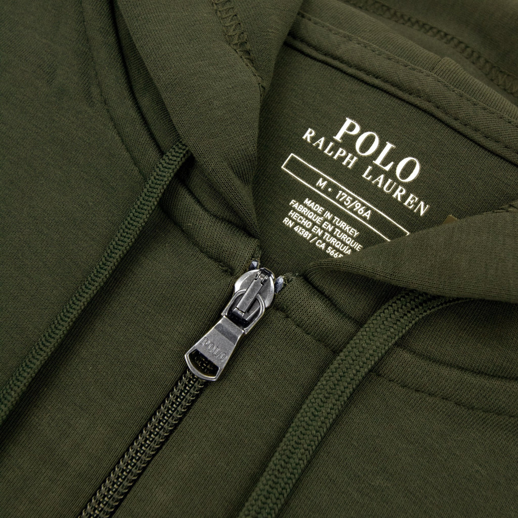 Polo Ralph Lauren Double Knit Full Zip Hoodie Green