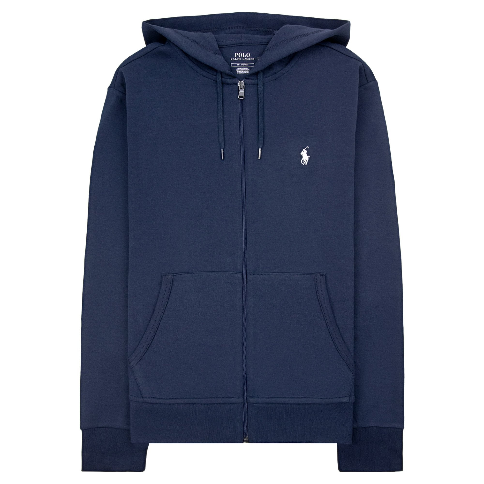Polo Ralph Lauren Double Knit Full Zip Hoodie Aviator Navy