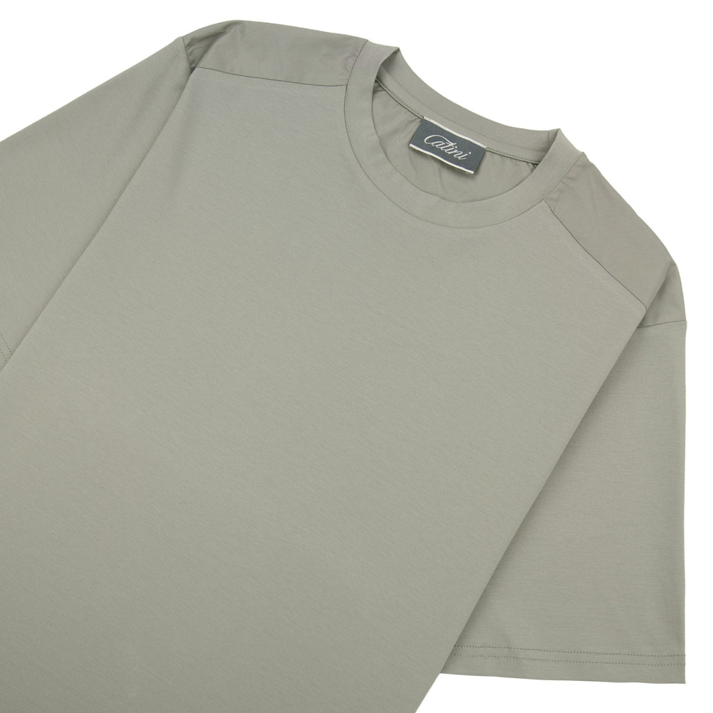 Catini Firenze Shoulder Panel T-shirt Champagne