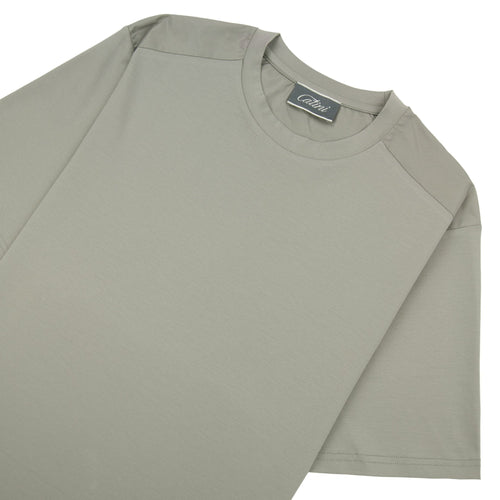 Catini Firenze Shoulder Panel T-shirt Champagne