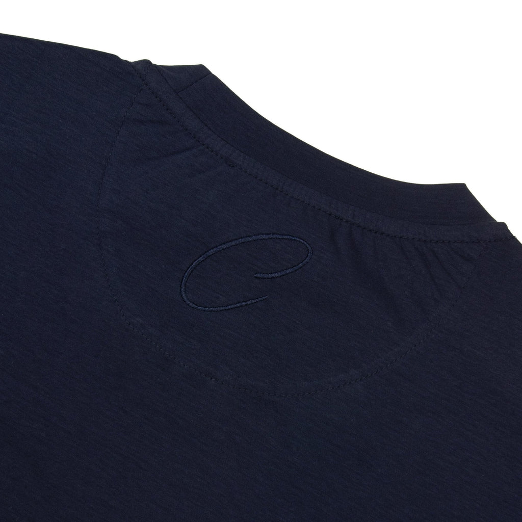 Catini Firenze Shoulder Panel T-shirt Navy Blue