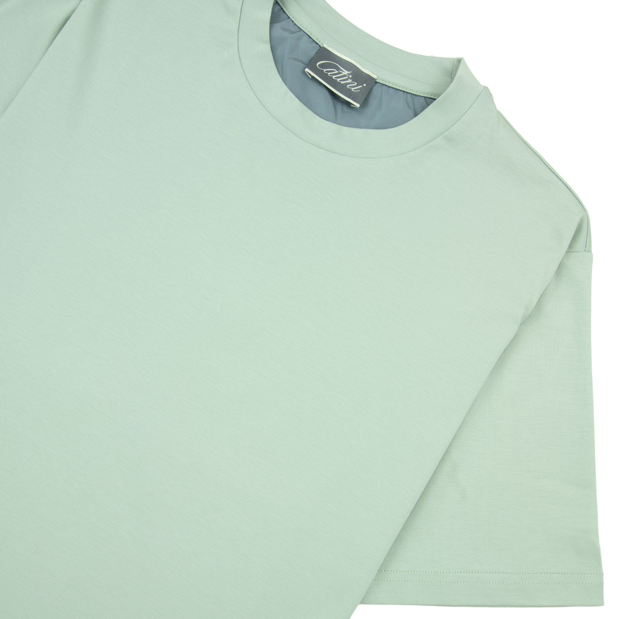 Catini Firenze Plain T-shirt Frosted Jade