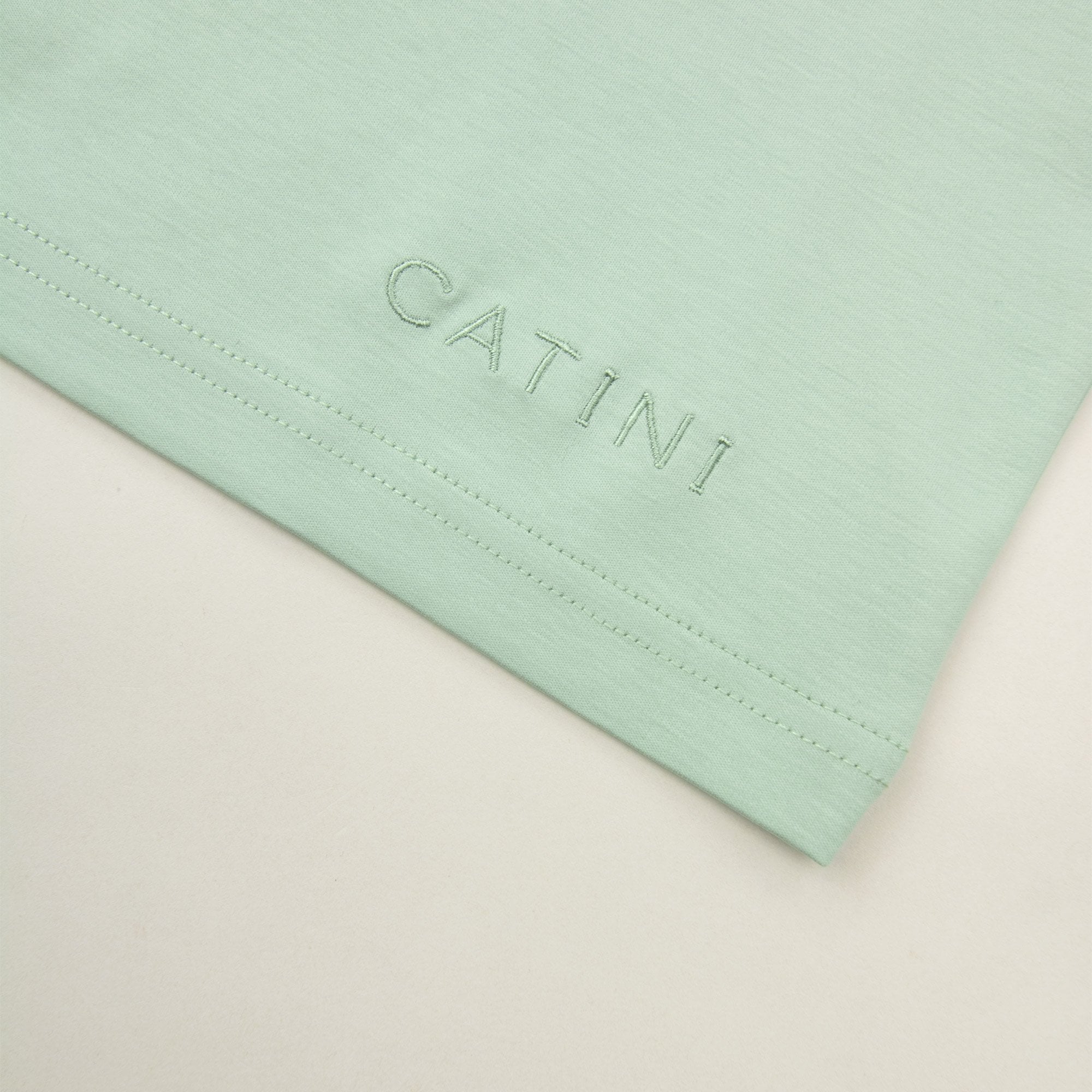 Catini Firenze Plain T-shirt Frosted Jade