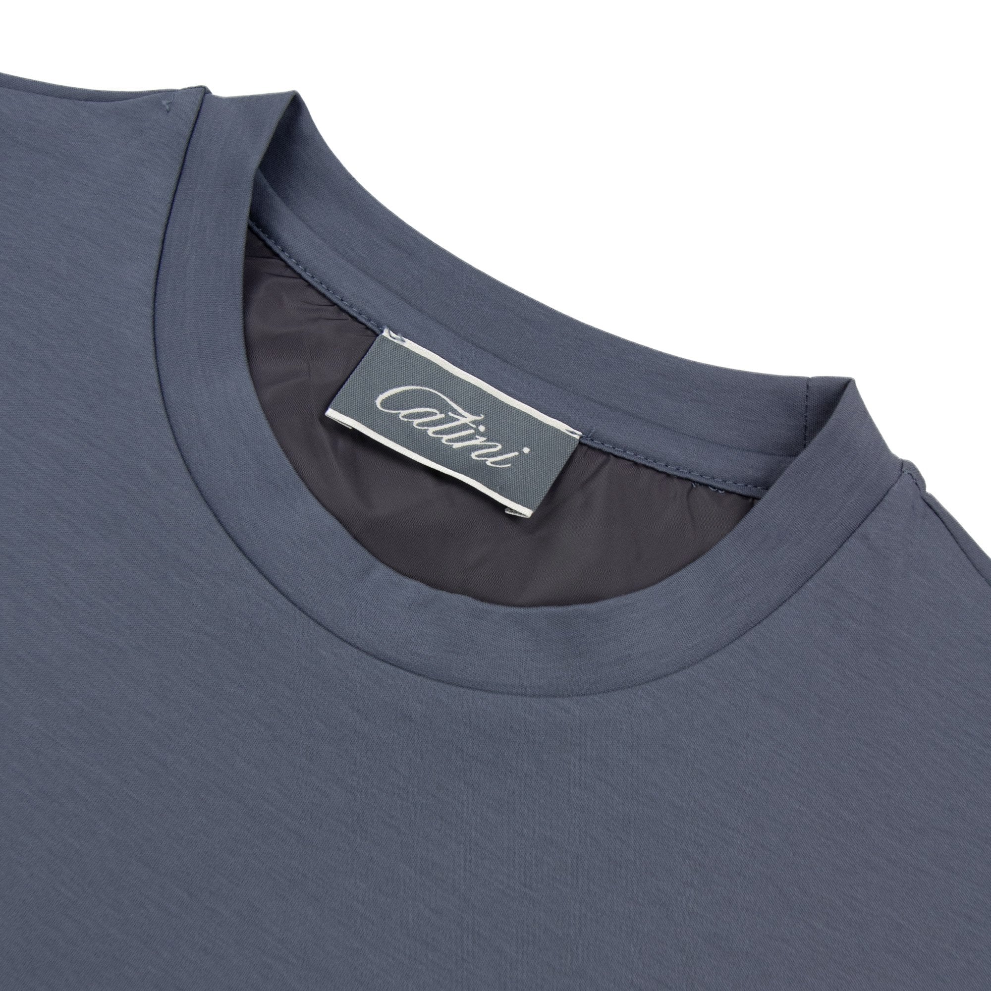 Catini Firenze Plain T-shirt Steel Blue