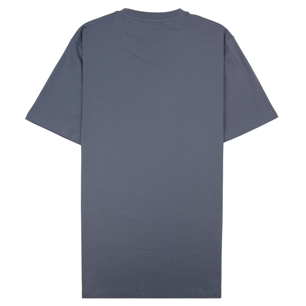 Catini Firenze Plain T-shirt Steel Blue