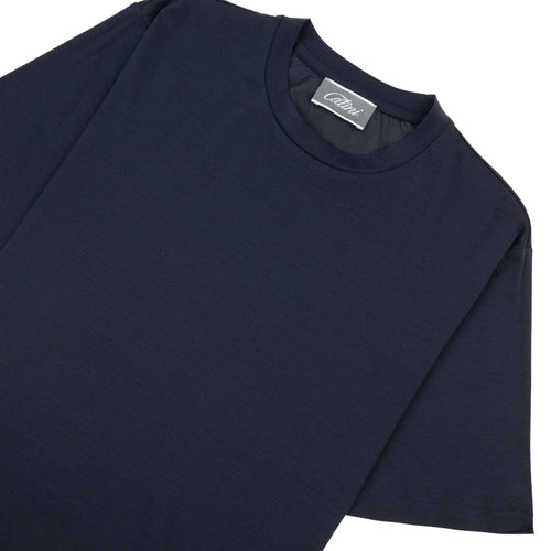 Catini Firenze Plain T-shirt Navy Blue