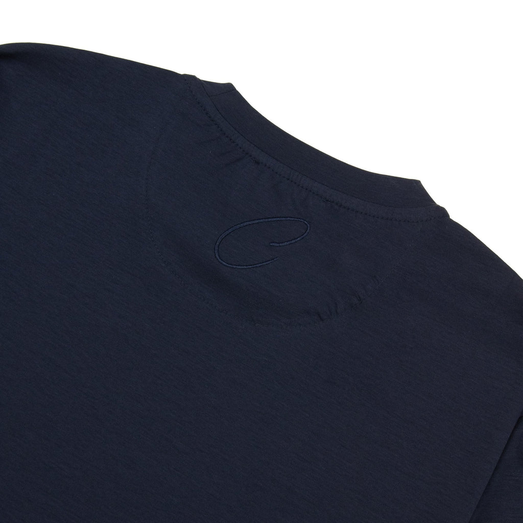 Catini Firenze Plain T-shirt Navy Blue