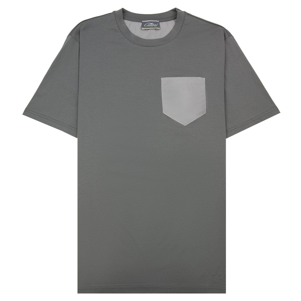Catini Firenze Pocket T-shirt Grigio Grey/light Grey