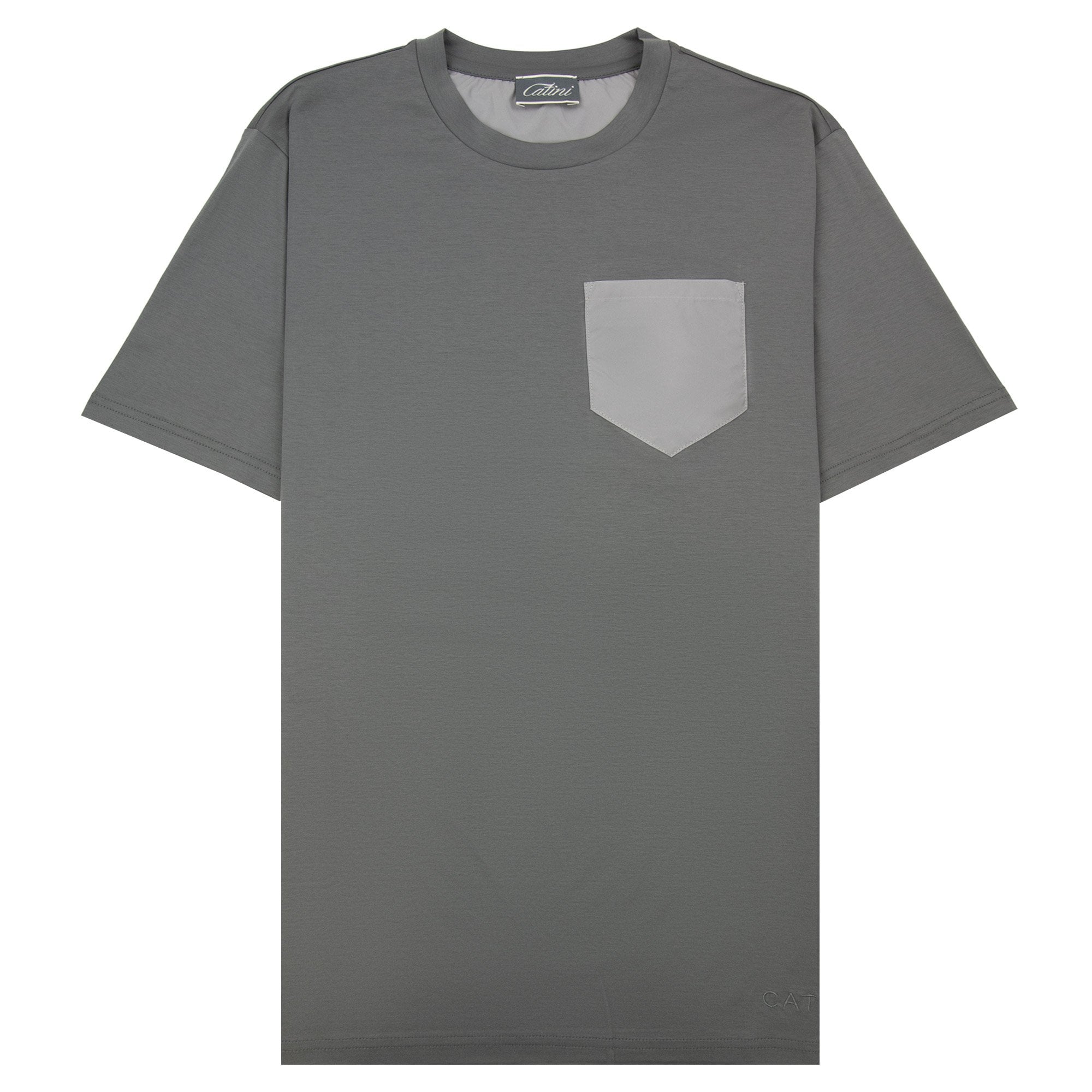 Catini Firenze Pocket T-shirt Grigio Grey/light Grey