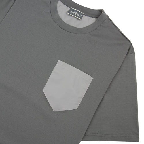 Catini Firenze Pocket T-shirt Grigio Grey/light Grey