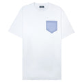 Catini Firenze Pocket T-shirt White/light Blue