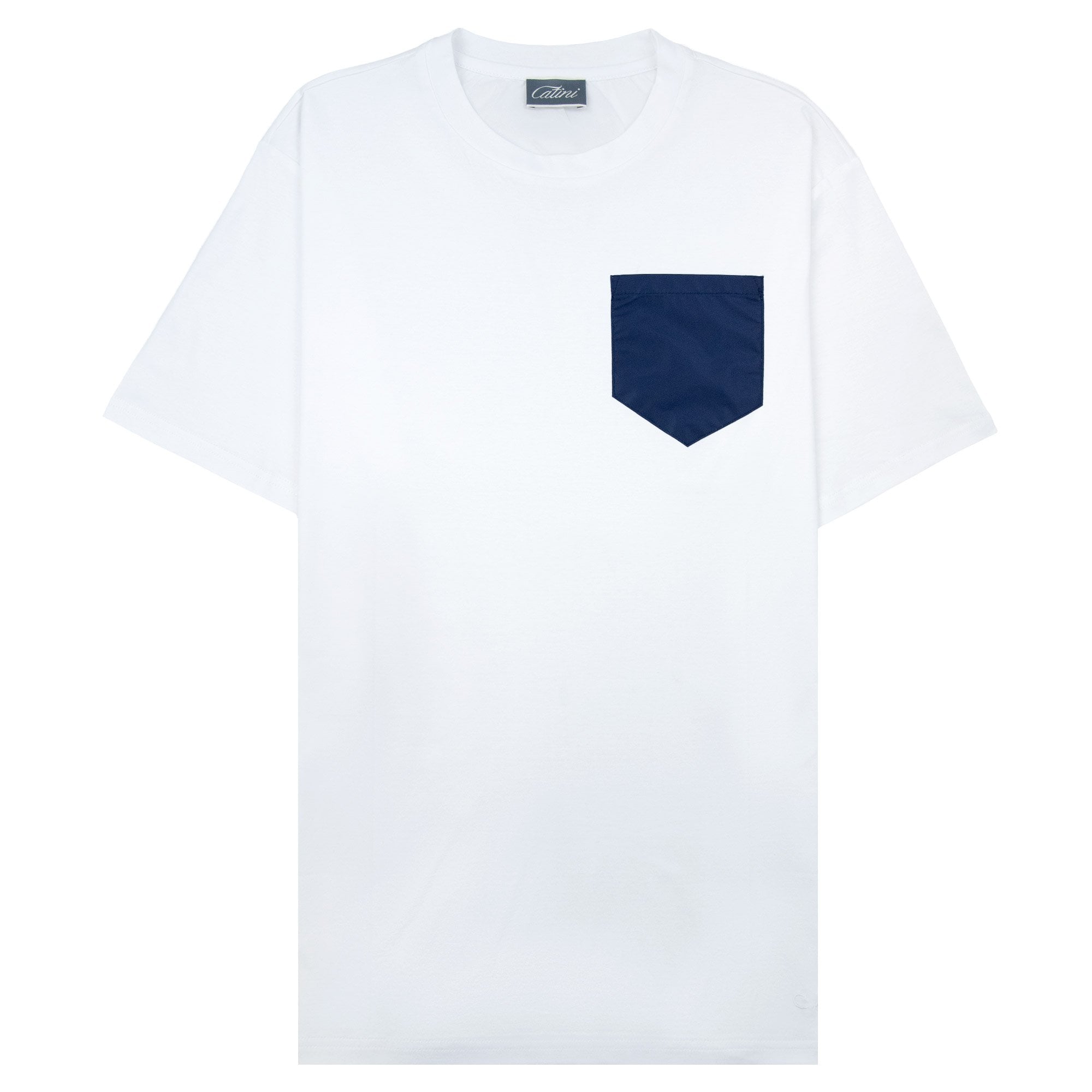 Catini Firenze Pocket T-shirt White/navy