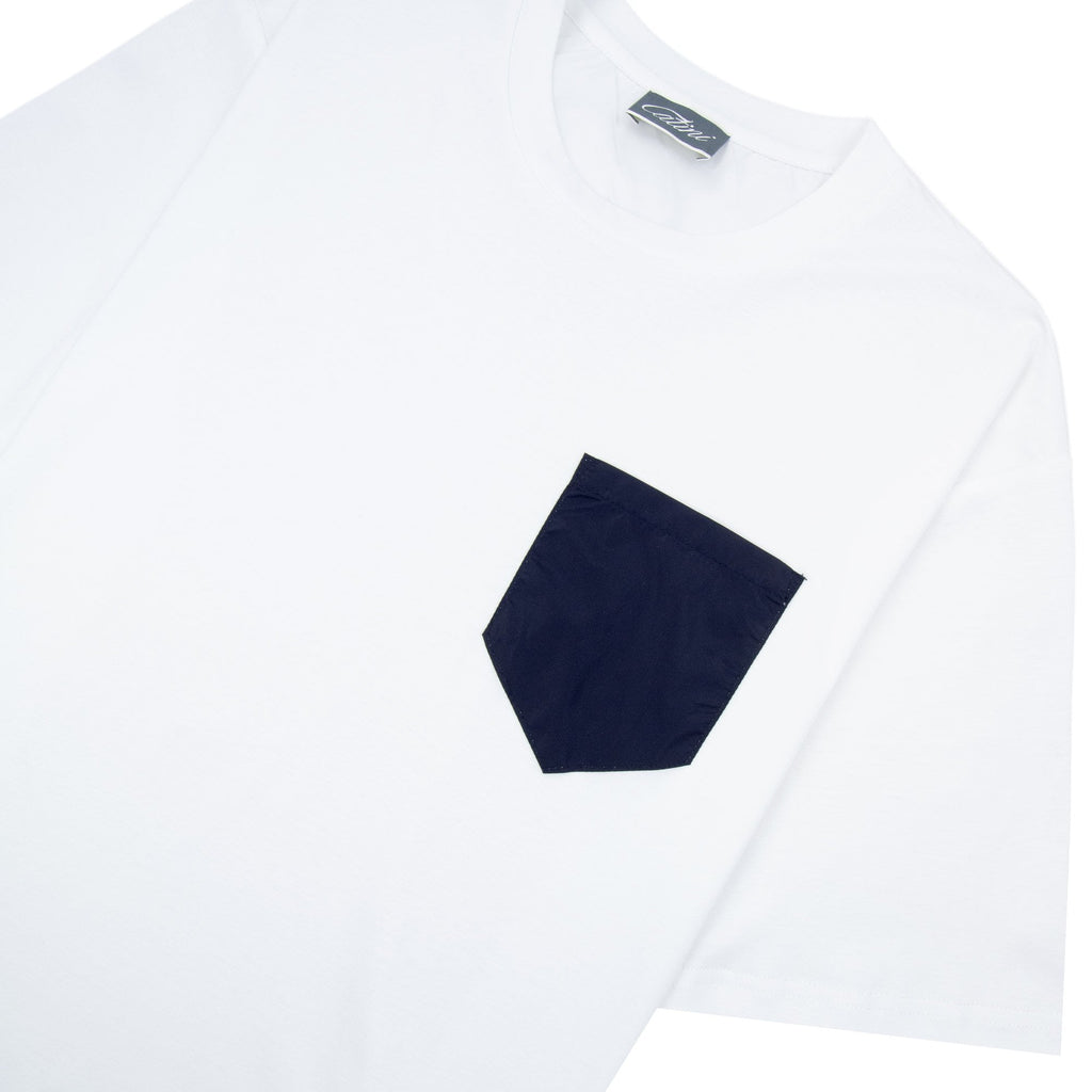 Catini Firenze Pocket T-shirt White/navy