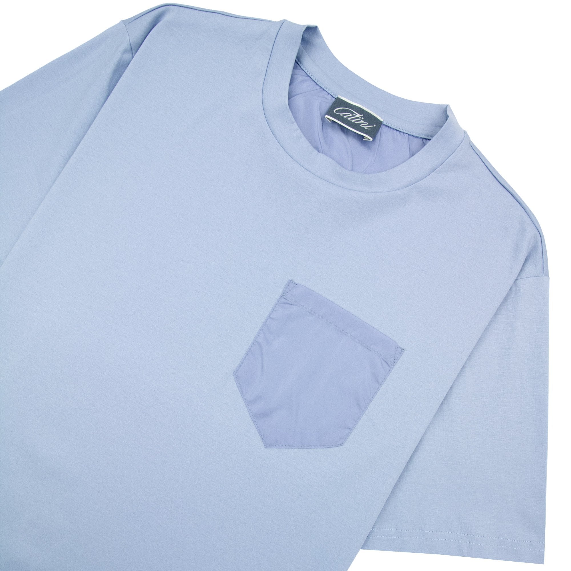 Catini Firenze Pocket T-shirt Light Blue