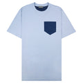 Catini Firenze Pocket T-shirt Light Blue/navy Blue