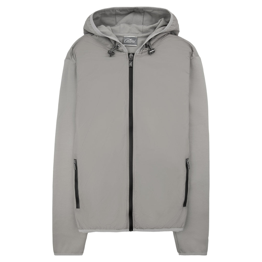 Catini Trentino Hooded Jacket Light Grey