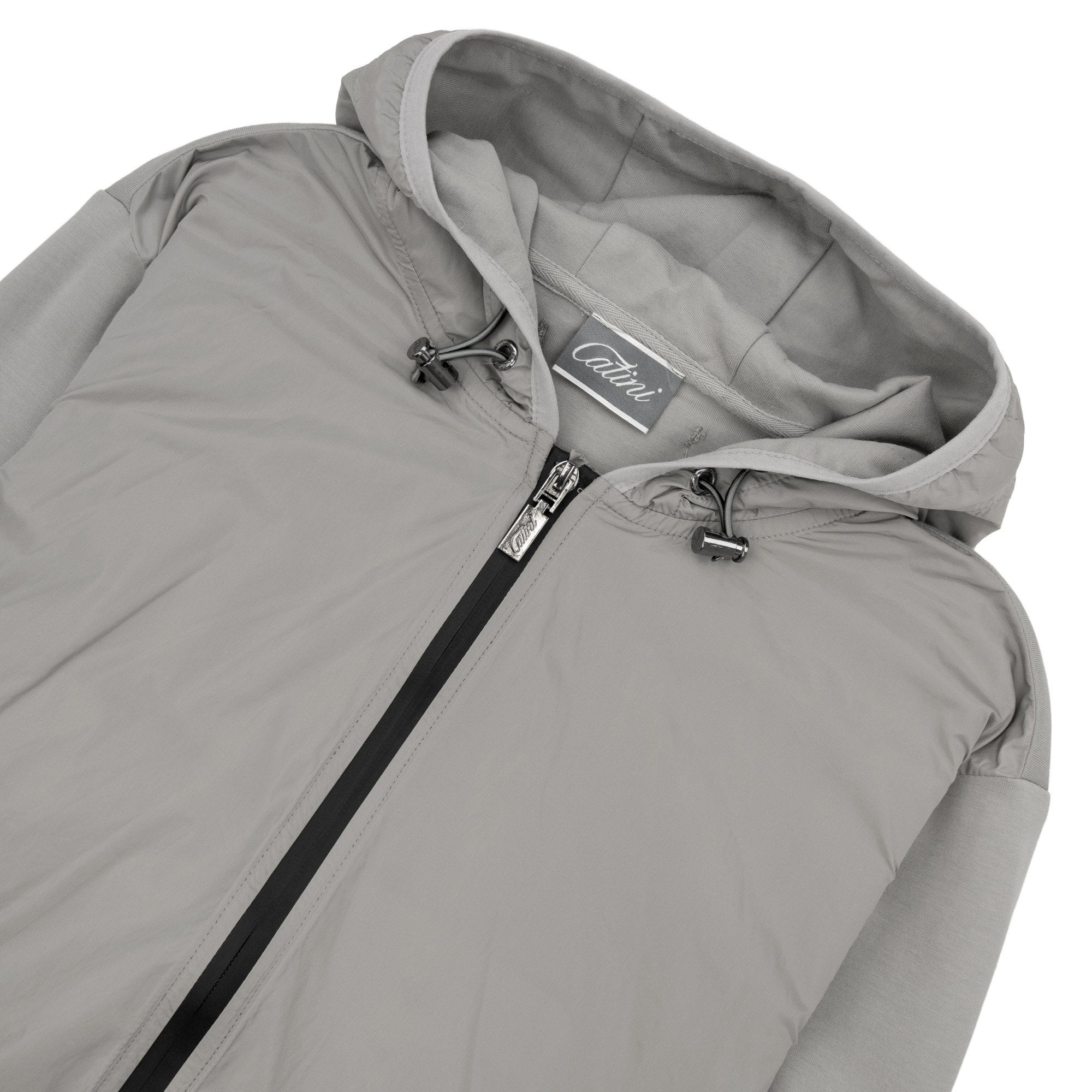 Catini Trentino Hooded Jacket Light Grey