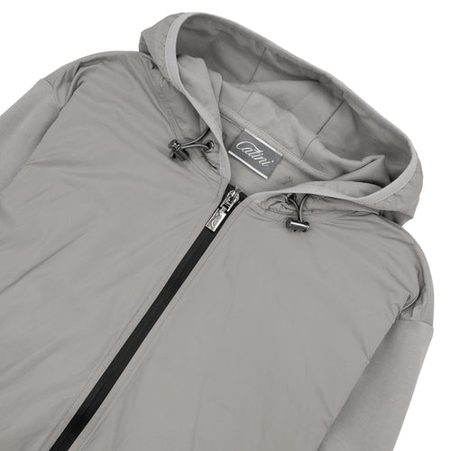 Catini Trentino Hooded Jacket Light Grey