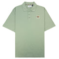 Aquascutum Stretch Piquet Badge Polo Sage Green