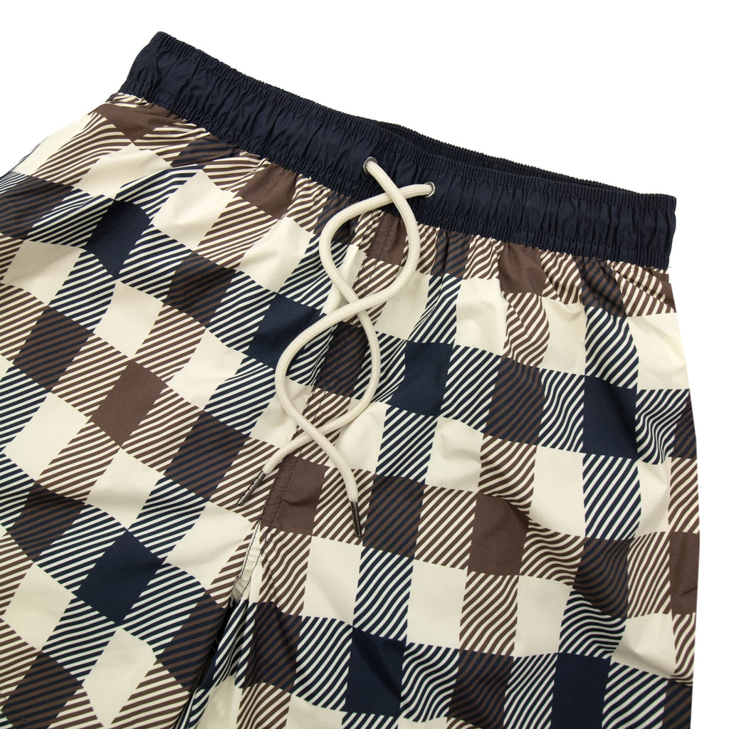 Aquascutum Macro Iconic Volley Shorts Macro Club Check 30