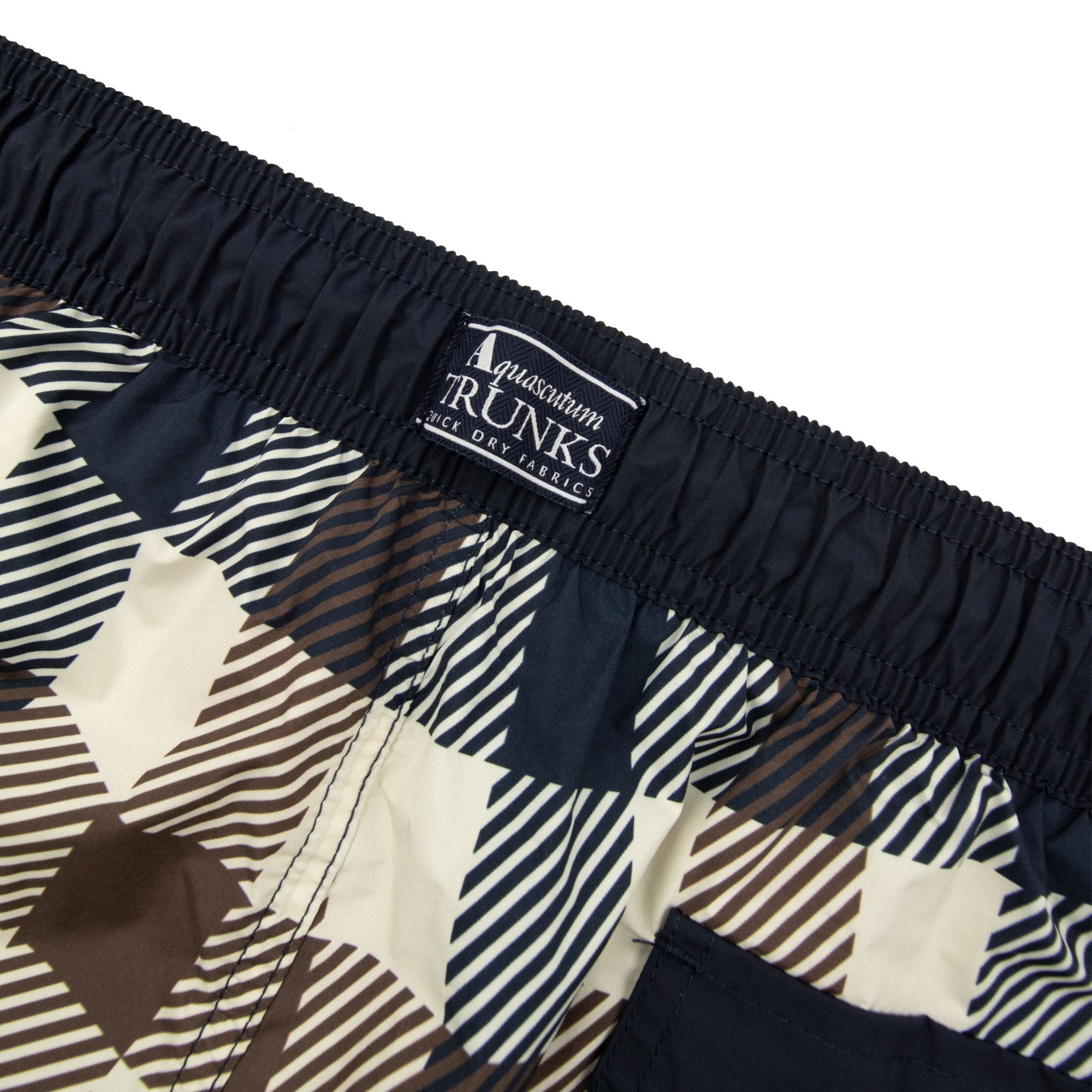 Aquascutum Macro Iconic Volley Shorts Macro Club Check 30