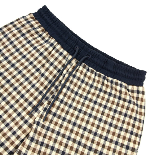 Aquascutum Club Check Shorts Navy 11