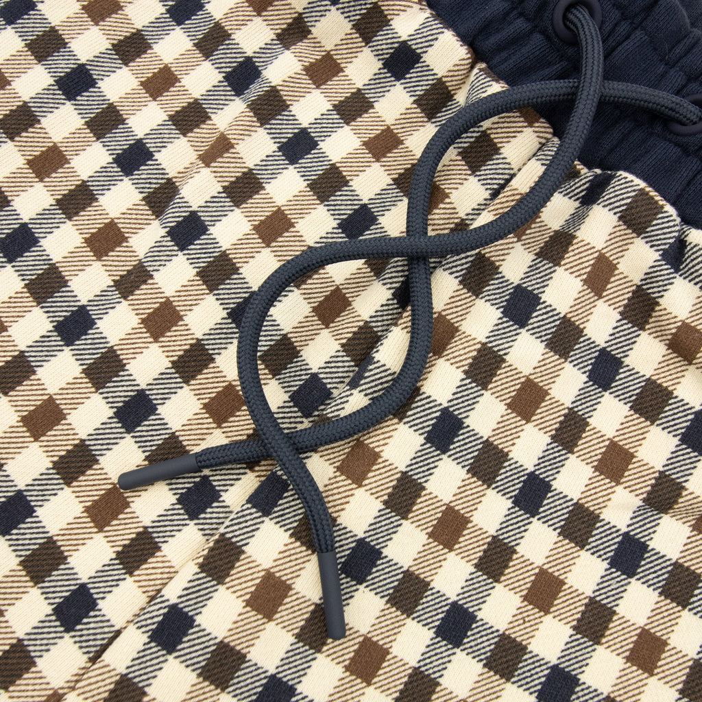 Aquascutum Club Check Shorts Navy 11