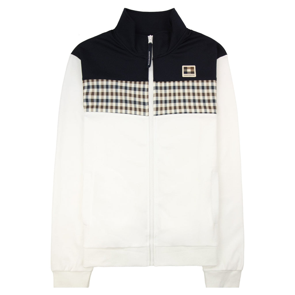 Aquascutum Cc Stripes Track Top Navy 11