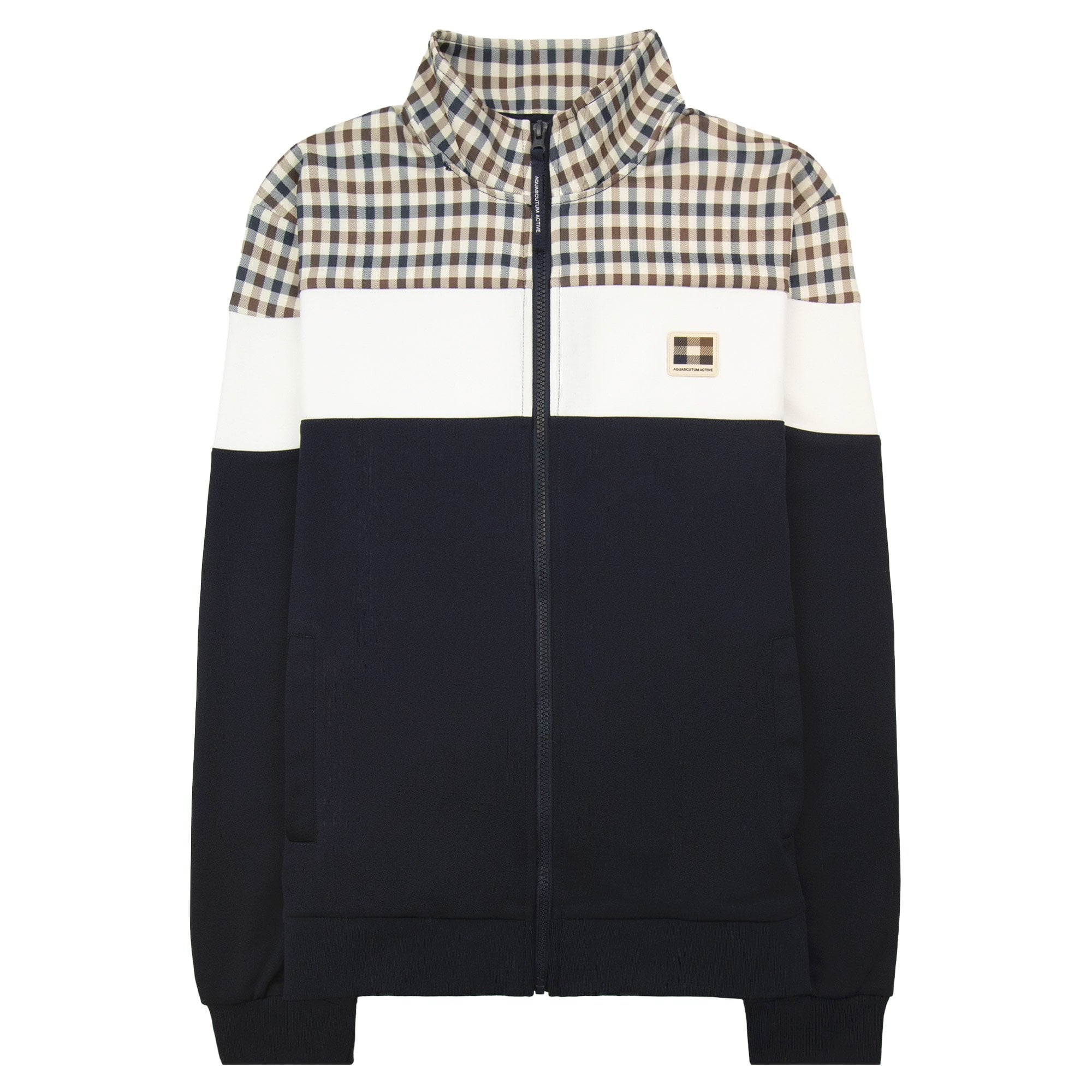 Aquascutum Cc Shoulder Track Top Navy 11
