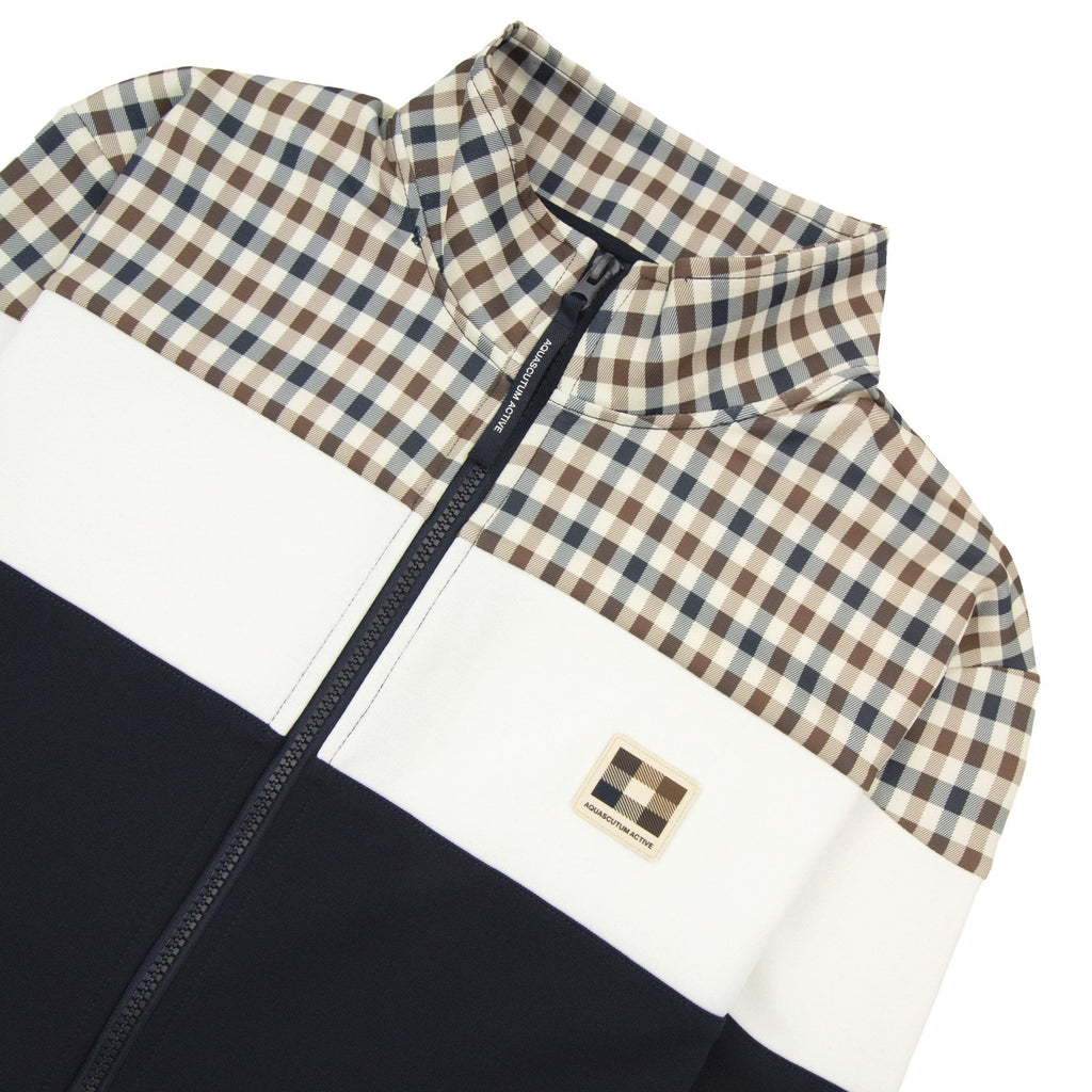Aquascutum Cc Shoulder Track Top Navy 11